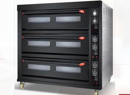 黒いチタニウムの電気オーブン 380V 商業ベーキング
