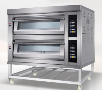 商業電気ガスの焼けるオーブン380vのパンのケーキ ピザ6.6KW