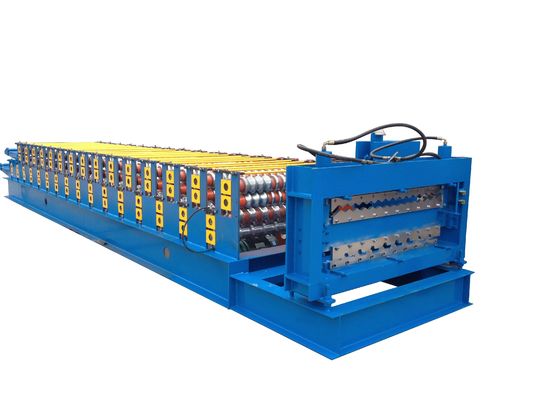 機械ISOを形作る18m/minシャッター ドア ロールは鋼鉄タイルを着色した