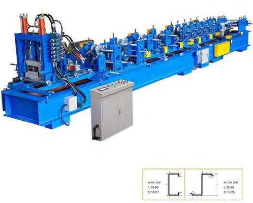 機械6.5T 15ローラーの場所を形作る15m/min CZの母屋ロール