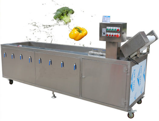800kg/h野菜泡洗濯機、3.2mの産業フルーツの洗濯機