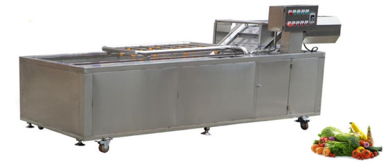 1500Kg/h食品加工の機械類伝達網の鎖の野菜洗浄装置