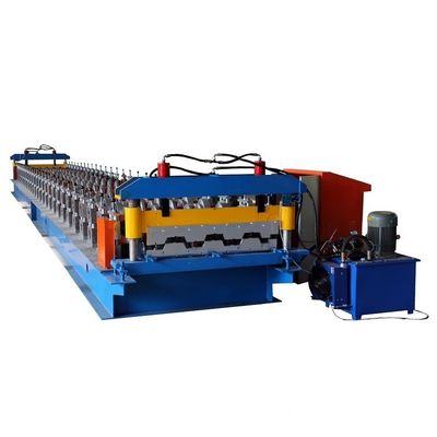 色の鋼板12m/minのための機械を形作る3T金属のデッキ ロール